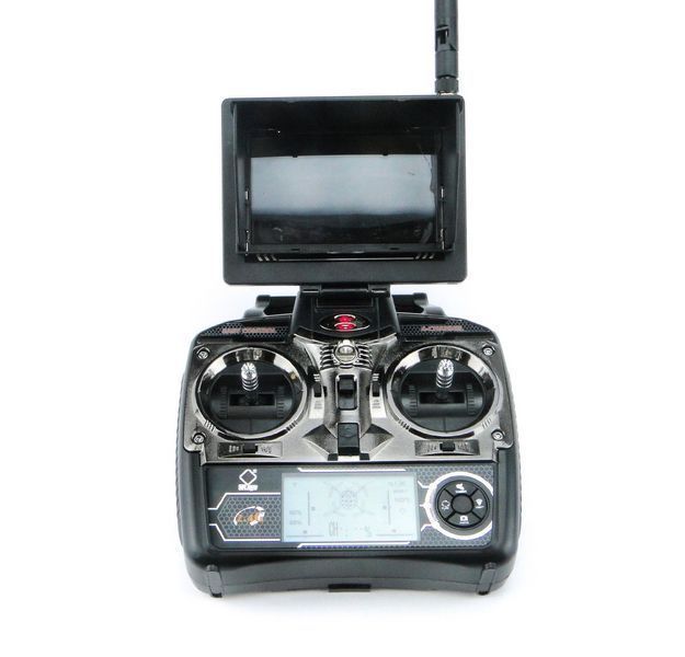 Drohne QUADROCOPTER Space Trek V666 53 cm x 53 cm x 10 cm schwarz mit-/bilder/big/V666 Fernbedienung.jpg